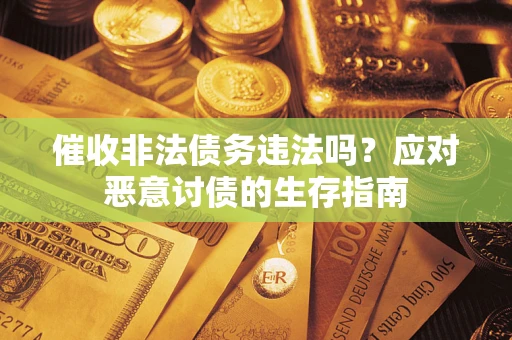济南催收非法债务违法吗？应对恶意讨债的生存指南