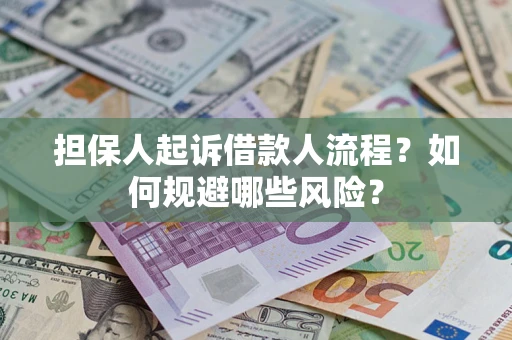 济南担保人起诉借款人流程？如何规避哪些风险？