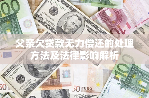 济南父亲欠贷款无力偿还的处理方法及法律影响解析