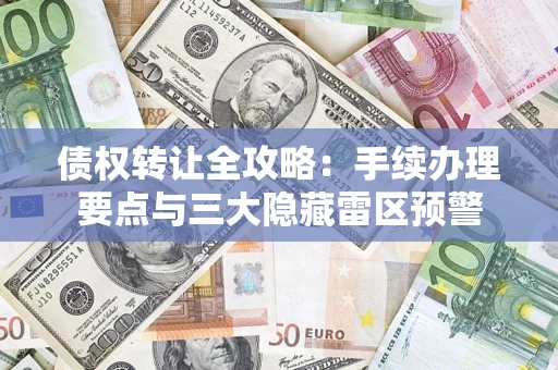 济南债权转让全攻略：手续办理要点与三大隐藏雷区预警