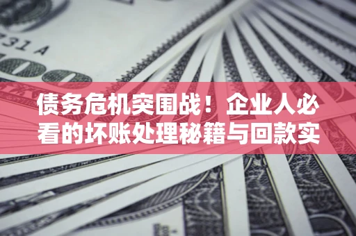 济南债务危机突围战！企业人必看的坏账处理秘籍与回款实战指南